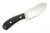 LT Wright Knives Camp MUK - Flat Grind - 3V Steel - Black Canvas Micarta - Matte Finish