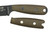 TKC: Handle for ESEE Izula 2 - Green Canvas Micarta TKC: Handle for ESEE Izula 2 - Green Canvas Micarta