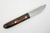 LT Wright Knives BoatTail Scandi - A2 Steel - Desert Ironwood - Black Liners - 4
