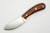 LT Wright Knives Camp MUK - Flat Grind - 3V Steel - Desert Ironwood - Polished Finish - FREE Black Liners! - 2