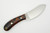 LT Wright Knives Camp MUK - Flat Grind - 3V Steel - Desert Ironwood - Polished Finish - FREE Black Liners! - 3