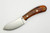 LT Wright Knives Camp MUK - Flat Grind - 3V Steel - Desert Ironwood - Polished Finish - FREE Black Liners! - 5