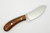 LT Wright Knives Camp MUK - Flat Grind - 3V Steel - Desert Ironwood - Polished Finish - FREE Black Liners! - 5