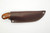 LT Wright Knives Camp MUK - Flat Grind - 3V Steel - Desert Ironwood - Polished Finish - FREE Black Liners! - 5