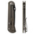 Toor Knives: Merchant Folding Knife - CPM S35VN Steel Black Oxide Blade - Bronze 6AL-4V Titanium Handle