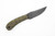 Winkler Knives - SD-1 (Standard Duty 1) - 80CRV2 Steel - Flat Grind - Sculpted Green Laminate Handle - Kydex