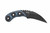 TOPS Knives, Devil's Claw - DEVCL - Black Traction Coated 1095 RC Blade, Blue and Black G10 Handle