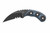 TOPS Knives, Devil's Claw - DEVCL - Black Traction Coated 1095 RC Blade, Blue and Black G10 Handle