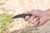 TOPS Knives, Devil's Claw - DEVCL - Black Traction Coated 1095 RC Blade, Blue and Black G10 Handle