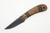Winkler Knives - SD-2 (Standard Duty 2) - 80CRV2 Steel - Flat Grind - Walnut Handle - Tribal Artwork - Kydex