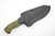 Winkler Knives - Utility Crusher - 80CRV2 Steel - Flat Grind - Green Laminate Handle - Crusher/Glass Breaker