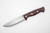 LT Wright Knives Forest Trail - CPM 3V Steel - Scandi Grind - Double Red Canvas Micarta - Matte Finish