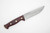 LT Wright Knives Forest Trail - CPM 3V Steel - Scandi Grind - Double Red Canvas Micarta - Matte Finish