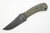 Winkler Knives - Belt Knife - 80CRV2 Steel - Flat Grind - Sculpted Camo G10 Handle - Tapered Tang