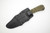 Winkler Knives - Field Knife - 80CRV2 Steel - Flat Grind - Sculpted Green Laminate Handle - Tapered Tang