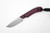Smith & Sons Knives: AXIOM - AEB-L Steel - Burgundy Richlite Handle