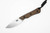 Smith & Sons Knives: BRAVE - D2 Tool Steel - Brown Burlap Micarta Handle