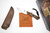 Smith & Sons Knives: BRAVE - D2 Tool Steel - Brown Burlap Micarta Handle