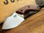 Smith & Sons Knives: APEX - D2 Tool Steel - Natural Canvas Micarta Handle