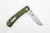 Smith & Sons Knives: OX - D2 Tool Steel - OD Green G10 w/ Gold Accent Handle