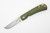 Smith & Sons Knives: OX - D2 Tool Steel - OD Green G10 w/ Gold Accent Handle