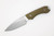 Bradford Knives: Guardian4 - M390 Steel - Sabre Grind, Stonewash Finish Blade - 3D OD Green Micarta Handle