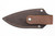 LT Wright Knives Frontier Trapper - AEB-L Steel - Saber Grind - Orange G10 w/ Black Liner