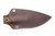 LT Wright Knives Frontier Trapper - AEB-L - Saber Grind - Brown Burlap - Matte Finish