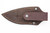 LT Wright Knives Frontier Trapper - AEB-L Steel - Saber Grind - Double Red Canvas Micarta - Matte Finish