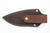 LT Wright Knives Frontier Trapper - AEB-L Steel - Saber Grind - Desert Ironwood - 1 / FREE Black Liners!