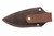 LT Wright Knives Frontier Trapper - AEB-L Steel - Saber Grind - Desert Ironwood - 3 / FREE Black Liners!