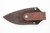 LT Wright Knives Frontier Trapper - AEB-L Steel - Saber Grind - Desert Ironwood - 7 / FREE Black Liners!
