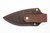 LT Wright Knives Frontier Trapper - AEB-L Steel - Saber Grind - Desert Ironwood - 10 / FREE Black Liners!