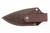 LT Wright Knives Frontier Trapper - AEB-L Steel - Saber Grind - Desert Ironwood - 12 / FREE Black Liners!
