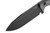 LionSteel Knives: T6 - BÖHLER K490 Steel - Old Black Blade Finish - Black Canvas Micarta Handle