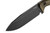 LionSteel Knives: T6 - BÖHLER K490 Steel - Old Black Blade Finish - Green Canvas Micarta Handle