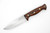 LT Wright Knives Forest Trail - CPM 3V Steel - Scandi Grind - Desert Ironwood Handle - Black Liners - 1