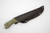 Bradford Knives: Guardian4, 3D - M390 Steel - Sheepsfoot Blade - Flat Grind - Stonewash Finish - 3D OD Green Canvas Micarta Handle