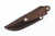 LT Wright Knives Frontier First - O1 Tool Steel - Flat Grind - Brown Burlap w/ White Liners - Matte Finish