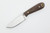 LT Wright Knives Frontier First - D2 Tool Steel - Flat Grind - Brown Canvas Micarta - Matte Finish