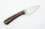 LT Wright Knives Frontier Valley - 3/32" O1 Steel - Flat Grind - Desert Ironwood - Black Liners - 1