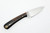 LT Wright Knives Frontier Valley - 3/32" O1 Steel - Flat Grind - Desert Ironwood - Black Liners - 2