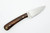 LT Wright Knives Frontier Valley - 3/32" O1 Steel - Flat Grind - Desert Ironwood - Black Liners - 3