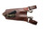 TOPS Muley Combo (Skinner & Saw), MCMB-01 - Tumble Finish 154CM Blade - Tan & Black G10 Handle w/ Orange Liner - LEATHER Sheath