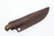 LT Wright Knives Patriot - O1 Steel - Flat Grind - Brown Burlap Canvas Micarta - Matte Finish