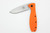 ESEE Knives/BRK: Zancudo Folding Knife, Blaze Orange FRN and Stainless Steel Handle - Stonewash Blade