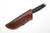 Toor Knives: Field 3.0 - CPM 154 Steel - Spanish Moss - Ebony Handle w/ Copper Liner, Leather Sheath