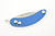 Woods Monkey Banana Peel by L.T. Wright - S35VN Steel - Scandi Grind and Drop Point Blade - Blue G10 Handle