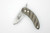 Woods Monkey Banana Peel by L.T. Wright - S35VN Steel - Scandi Grind and Drop Point Blade - 3/8” Twist Two Tone Green Micarta Handle