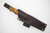 LT Wright Knives Forest Trail - A2 Steel - Saber Grind - Desert Ironwood Handle - FREE Black Liners! - 2